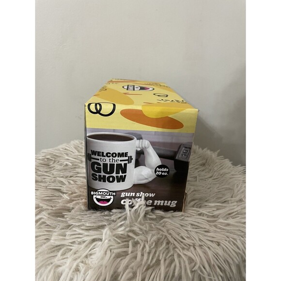 Bigmouth Inc. "Welcome to the Gun Show" Ceramic Coffee/Beverage Mug 24 oz NEW - Picture 2 of 5